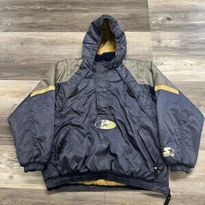 Vintage 90s Starter University of Notre Dame Fighting Irish Mens Small Jacket